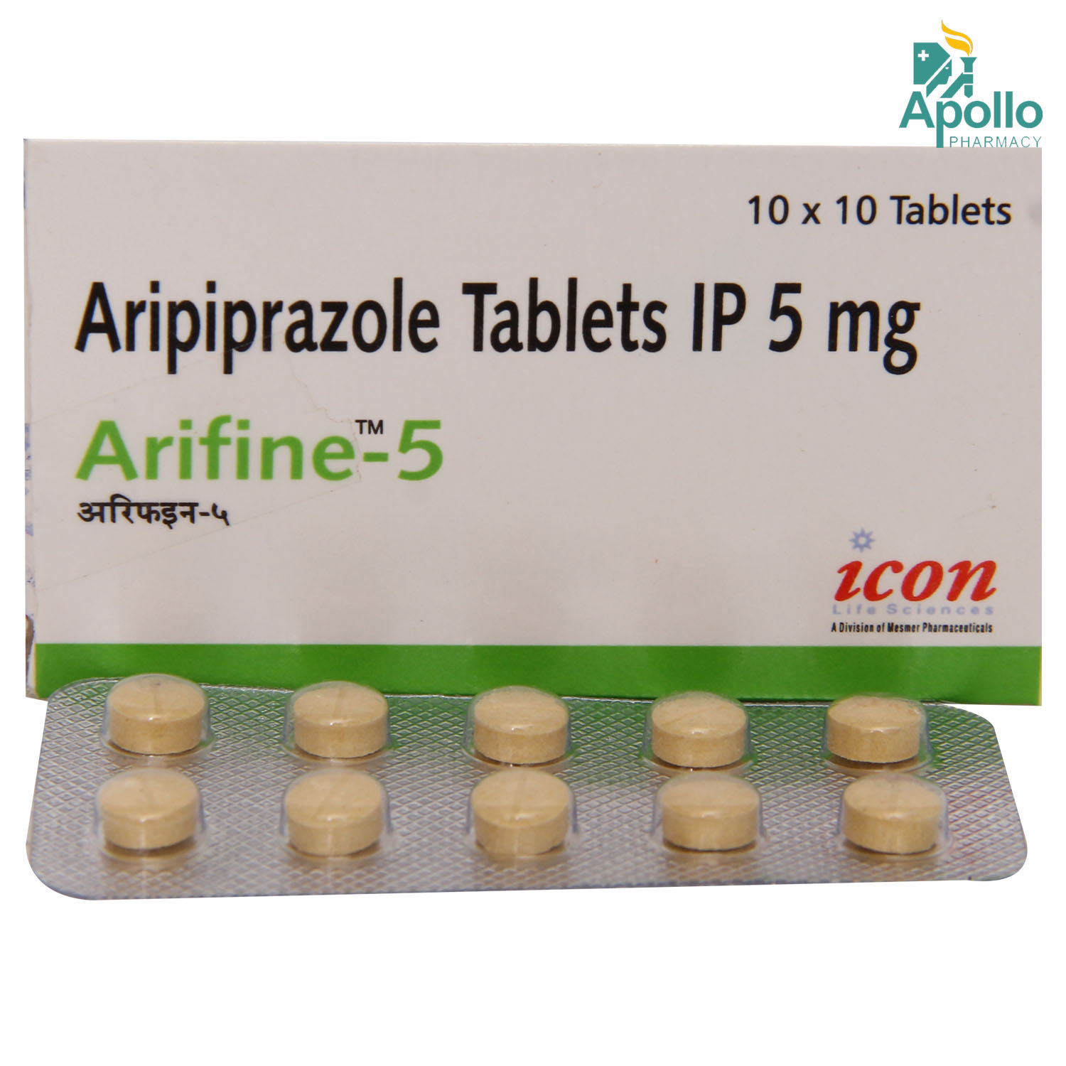 Arifine-5 Tablet 10's, Pack of 10 TABLETS Arifine-5 Tablet 10's, Pack of 10 TABLETS