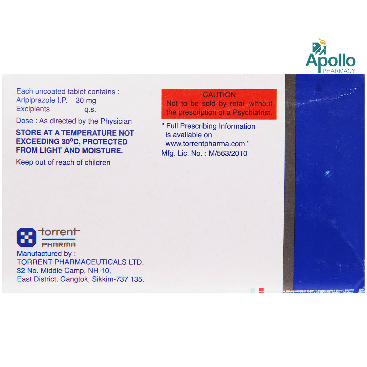 Arip MT 30 Tablet 15's, Pack of 15 TabletS Arip MT 30 Tablet 15's, Pack of 15 TabletS