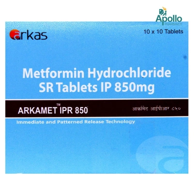 Arkamet IPR 850 Tablet 10's, Pack of 10 TABLETS