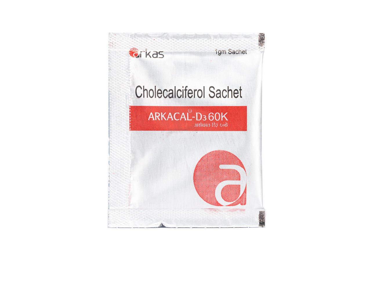 Arkacal D3 60K Sachet 1 gm, Pack of 1 Arkacal D3 60K Sachet 1 gm, Pack of 1