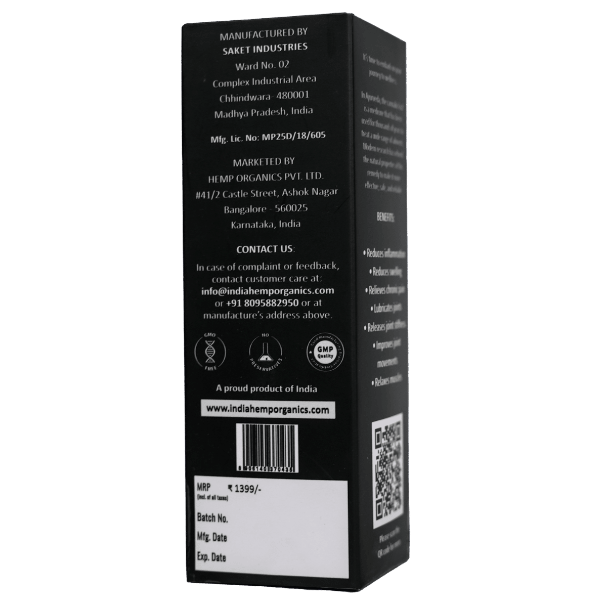 Cannabliss Arthritis Relief Oil, 100 ml, Pack of 1 Cannabliss Arthritis Relief Oil, 100 ml, Pack of 1