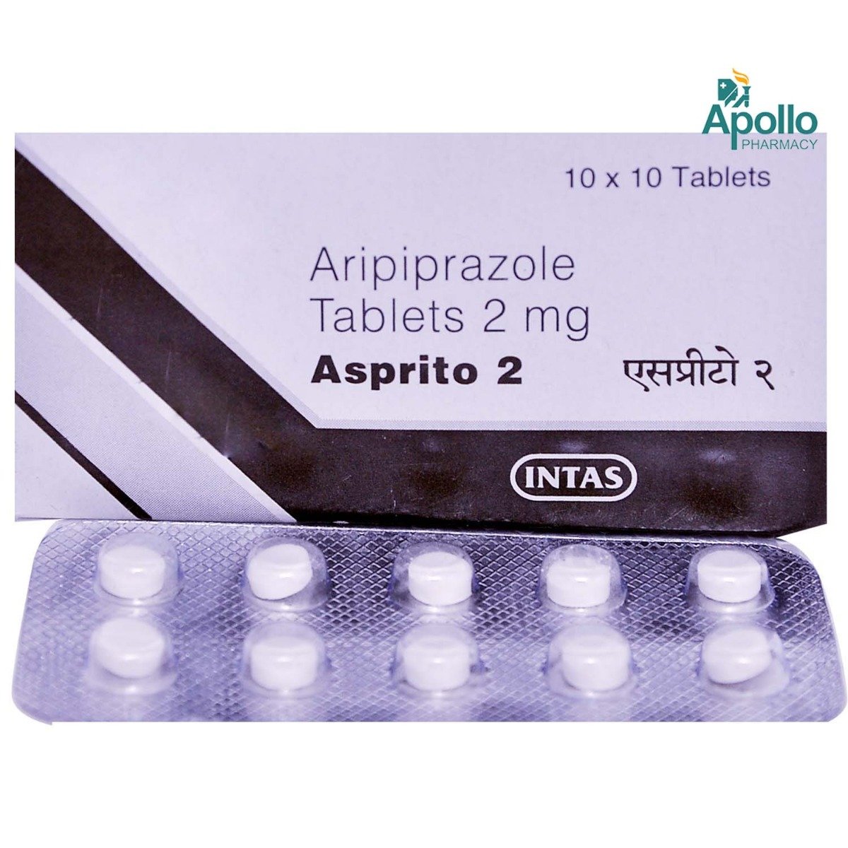 Asprito 2 Tablet 10's, Pack of 10 TABLETS Asprito 2 Tablet 10's, Pack of 10 TABLETS