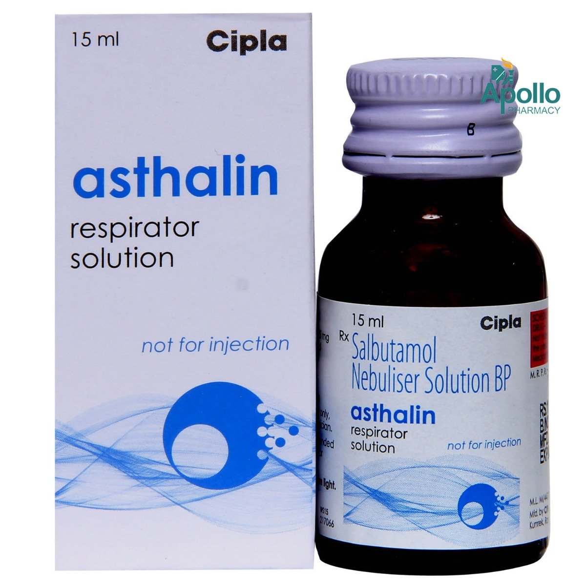 Asthalin Respiratory Solution 15 ml, Pack of 1 Solution Asthalin Respiratory Solution 15 ml, Pack of 1 Solution