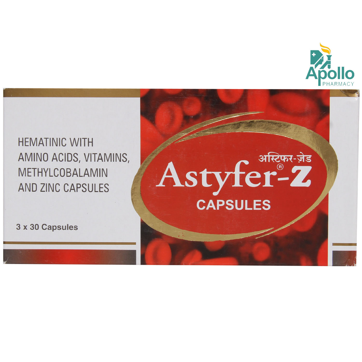 Astyfer-Z Capsule 30's, Pack of 30 CAPSULES Astyfer-Z Capsule 30's, Pack of 30 CAPSULES