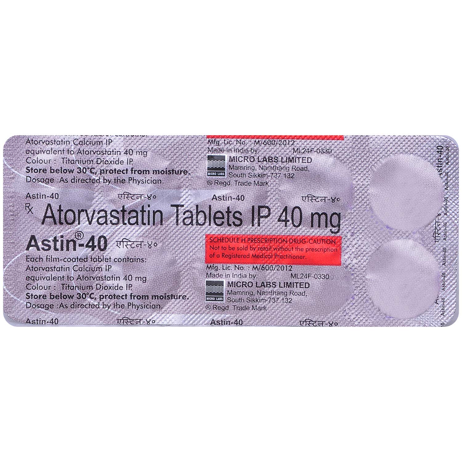 Astin-40 Tablet 10's, Pack of 10 TABLETS Astin-40 Tablet 10's, Pack of 10 TABLETS