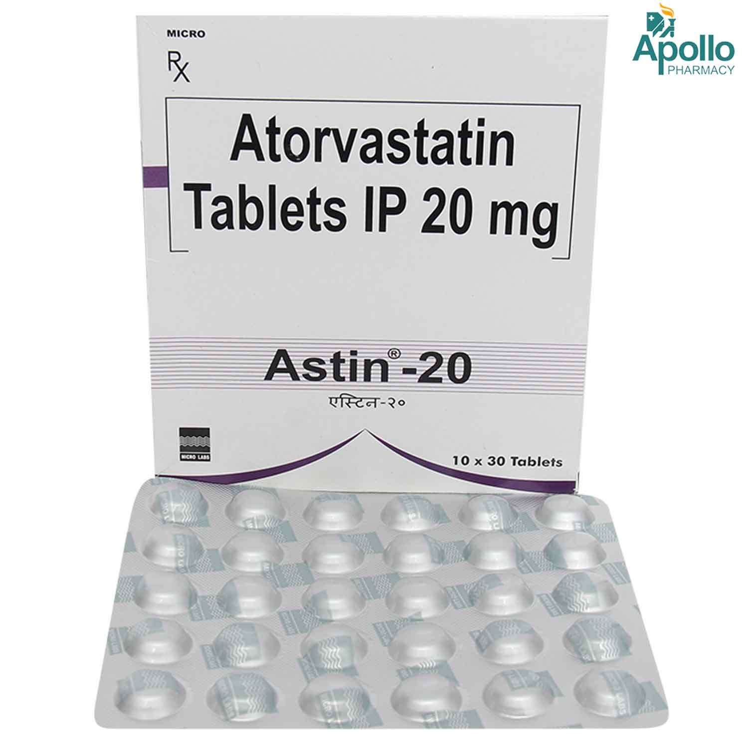 Astin-20 Tablet 30's, Pack of 30 TABLETS Astin-20 Tablet 30's, Pack of 30 TABLETS