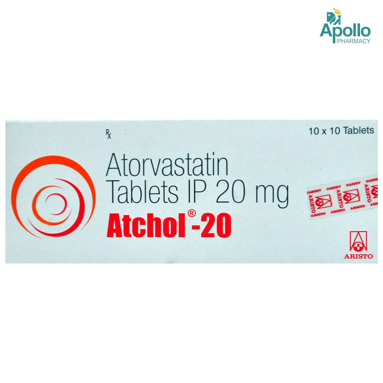Atchol 20 Tablet 10's, Pack of 10 TABLETS Atchol 20 Tablet 10's, Pack of 10 TABLETS