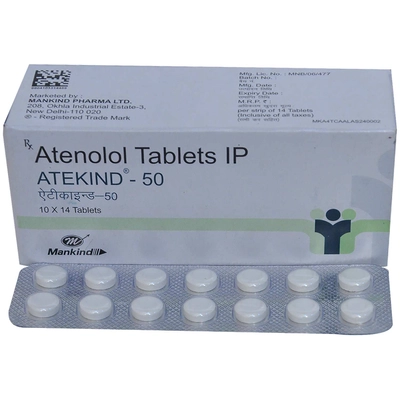 Atekind 50 Tablet 14's, Pack of 14 TABLETS