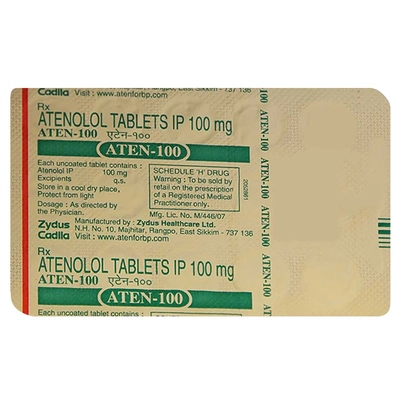 Aten-100 Tablet 14's, Pack of 14 TabletS