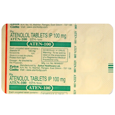 Aten-100 Tablet 14's, Pack of 14 TabletS