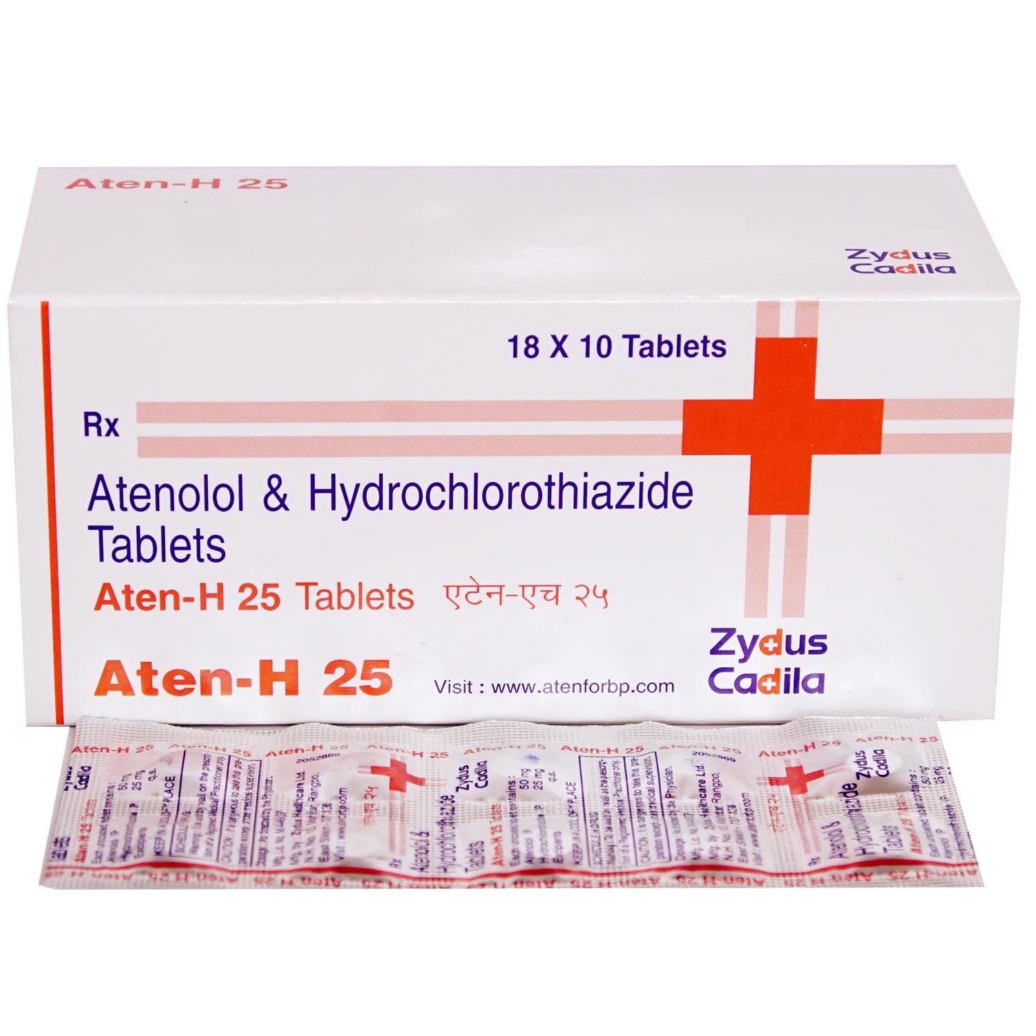 Buy Aten-H 25 Tablet 10's Online