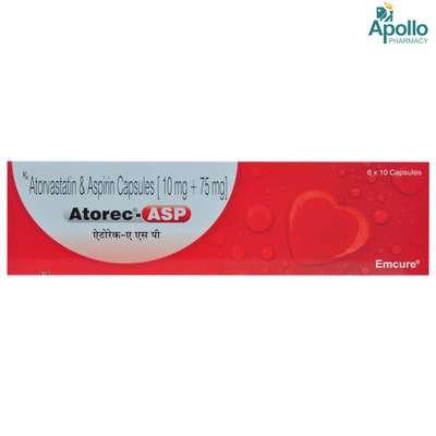 Atorec-ASP Capsule 10's, Pack of 10 TabletS