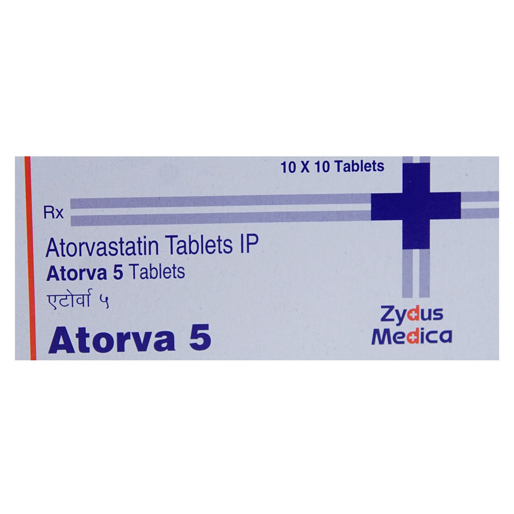 Atorva 5 Tablet 10's, Pack of 10 TABLETS Atorva 5 Tablet 10's, Pack of 10 TABLETS