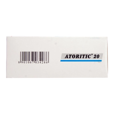 ATORITIC 20MG TABLET, Pack of 10 TABLETS