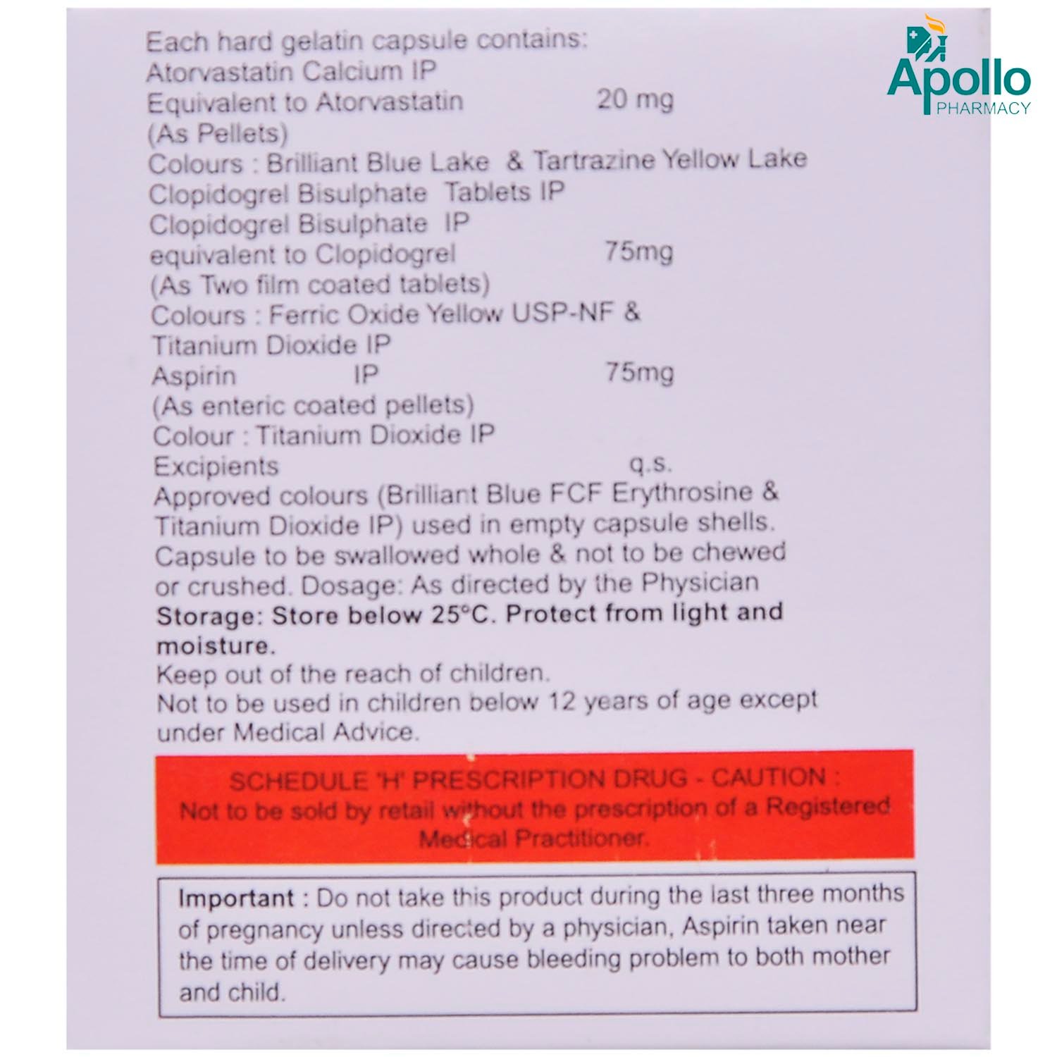 ATORSAVE GOLD 20MG CAPSULE 10'S, Pack of 10 CapsuleS ATORSAVE GOLD 20MG CAPSULE 10'S, Pack of 10 CapsuleS