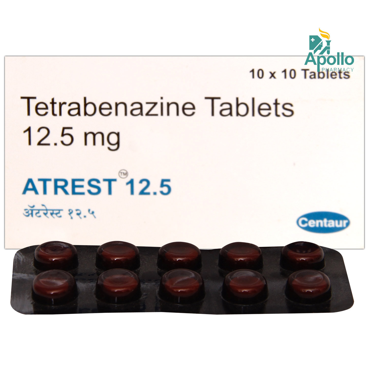 Atrest 12.5 Tablet 10's, Pack of 10 TabletS Atrest 12.5 Tablet 10's, Pack of 10 TabletS