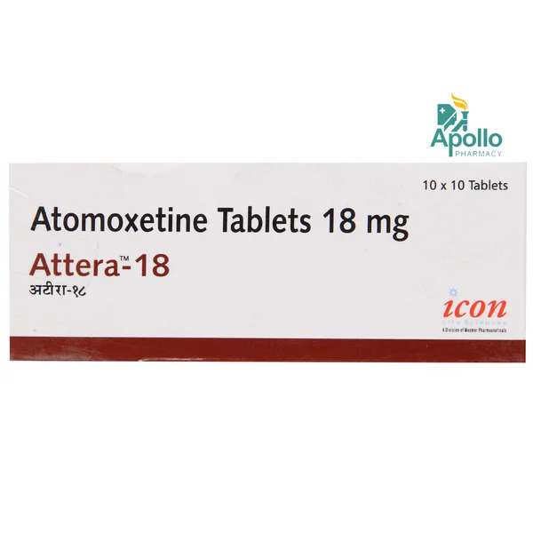 ATTERA 18MG TABLET, Pack of 10 TABLETS