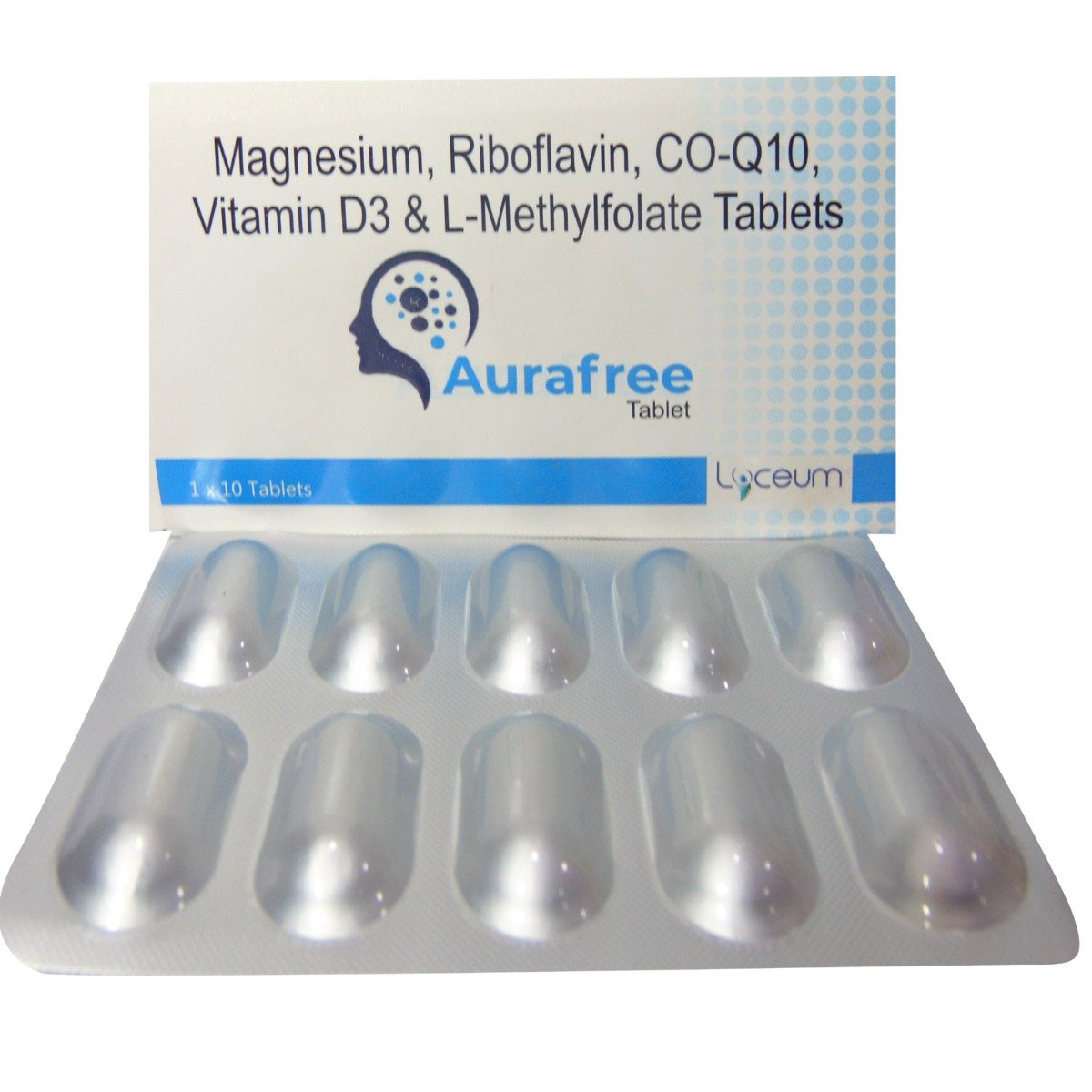 Aurafree Tablet 10's, Pack of 10 TABLETS Aurafree Tablet 10's, Pack of 10 TABLETS