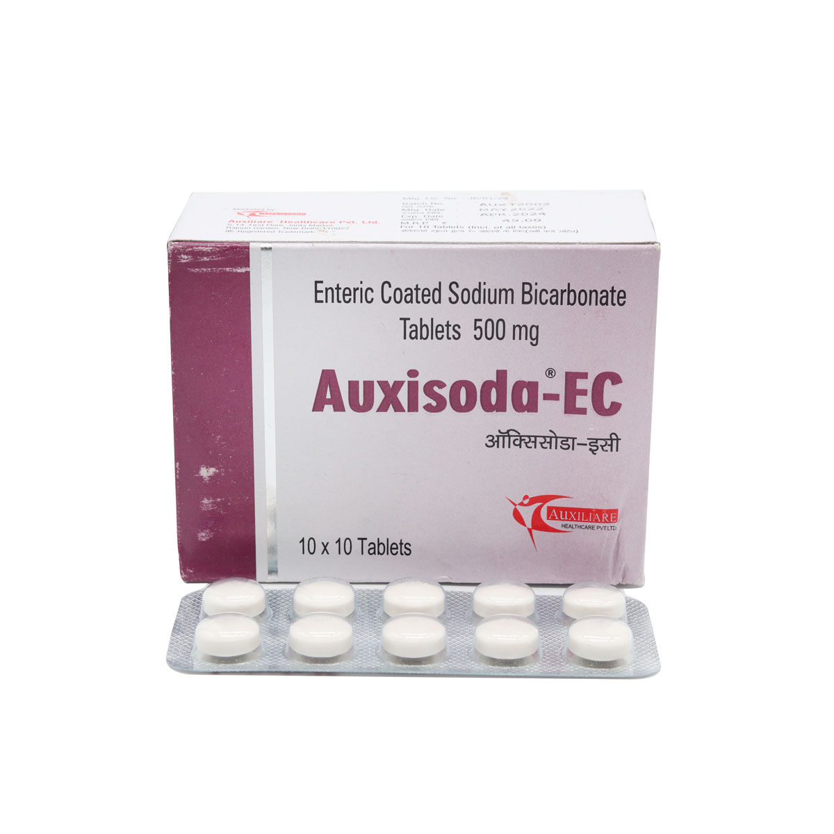 Buy Auxisoda EC 500mg Tablet 10's Online