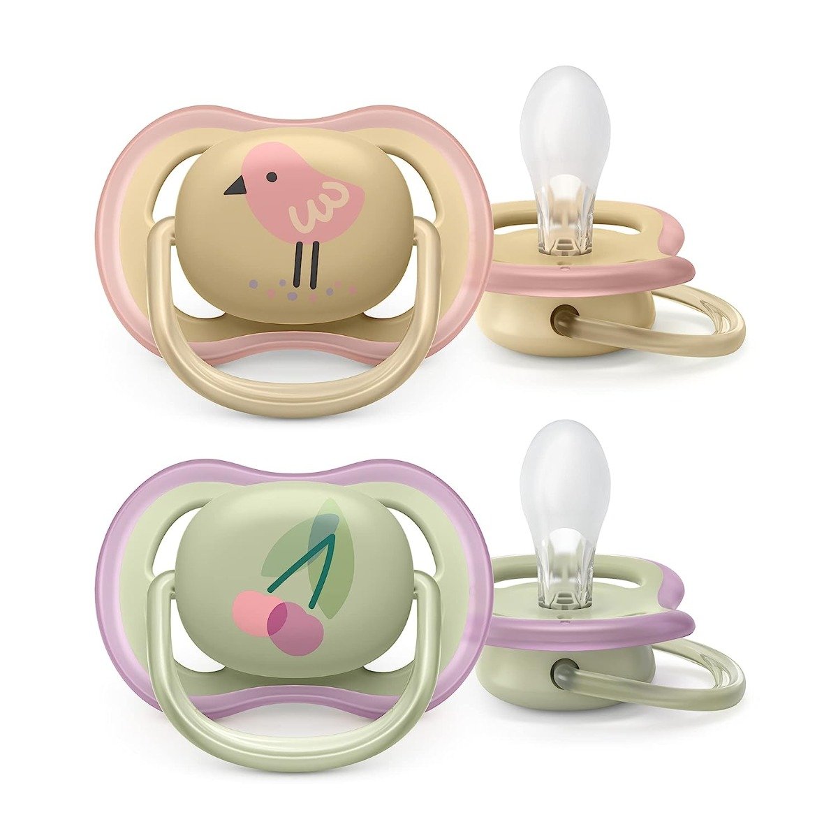 Philips Avent Ultra Air Soother SCF065/13 for 0-6 Months Baby, 2 Count, Pack of 1 Philips Avent Ultra Air Soother SCF065/13 for 0-6 Months Baby, 2 Count, Pack of 1