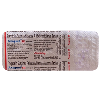 Axogurd-SR Tablet 10's, Pack of 10 TABLETS