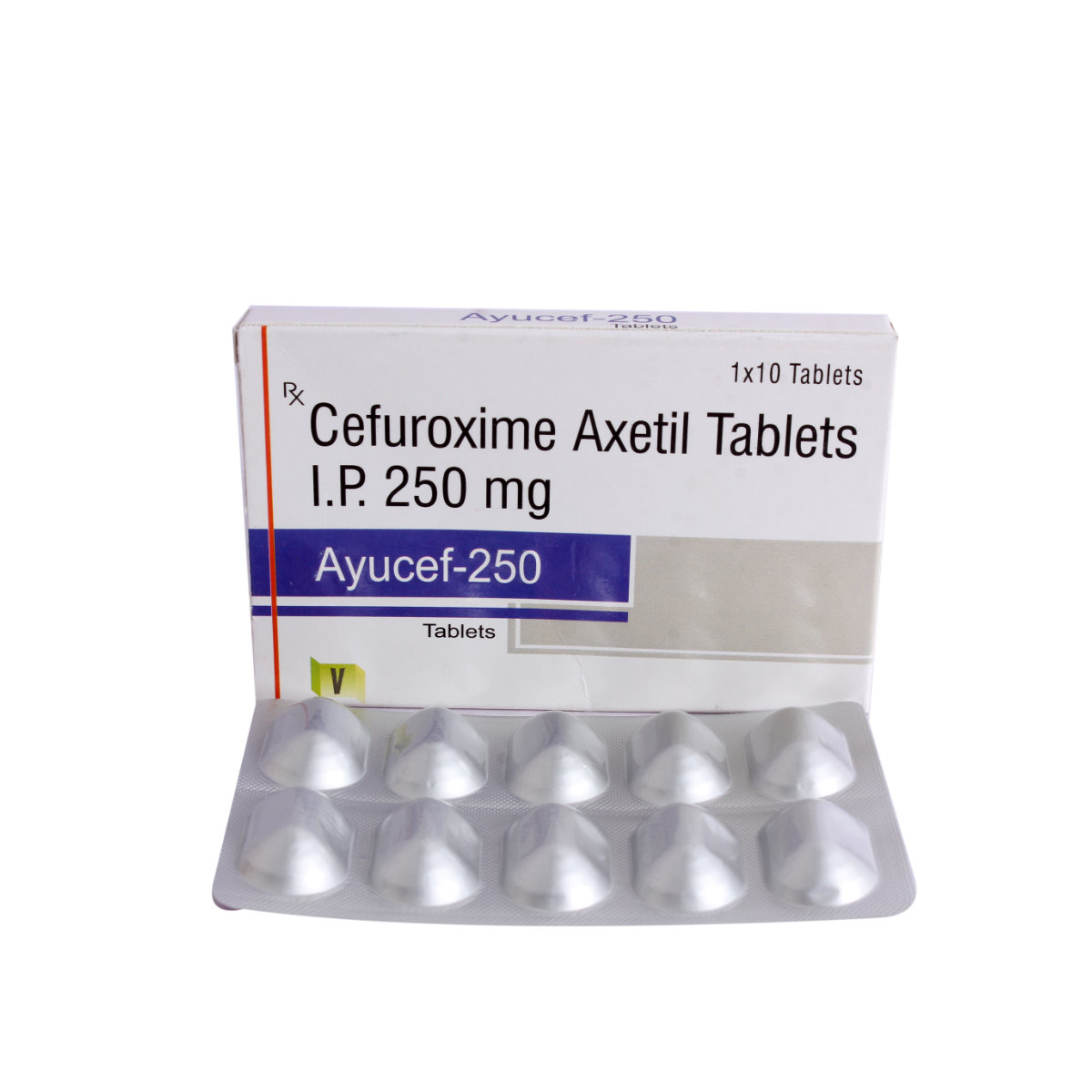 Ayucef 250 mg Tablet 10's, Pack of 10 TABLETS Ayucef 250 mg Tablet 10's, Pack of 10 TABLETS