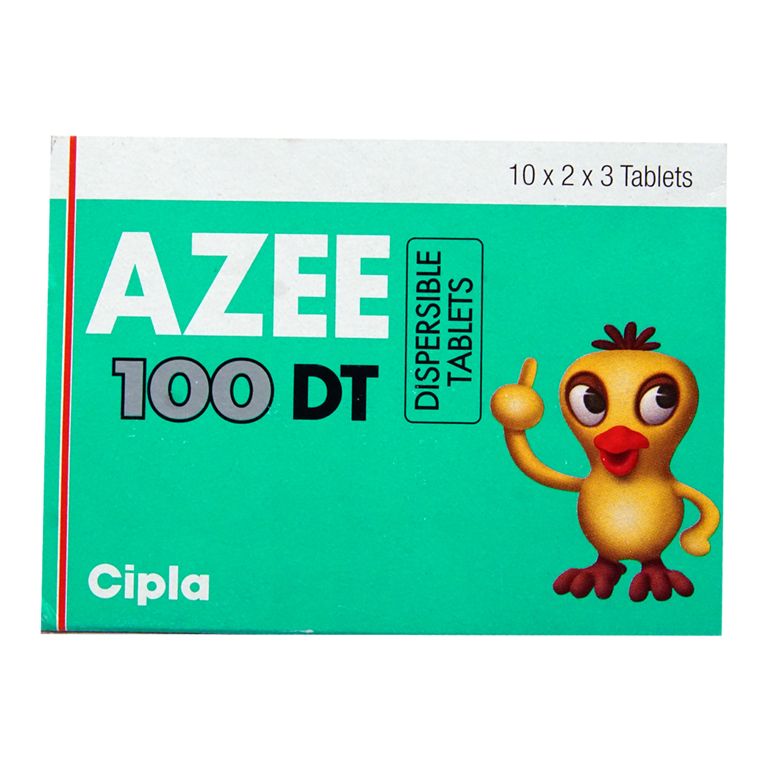 Azee DT 100 mg Tablet 3's, Pack of 3 TabletS Azee DT 100 mg Tablet 3's, Pack of 3 TabletS