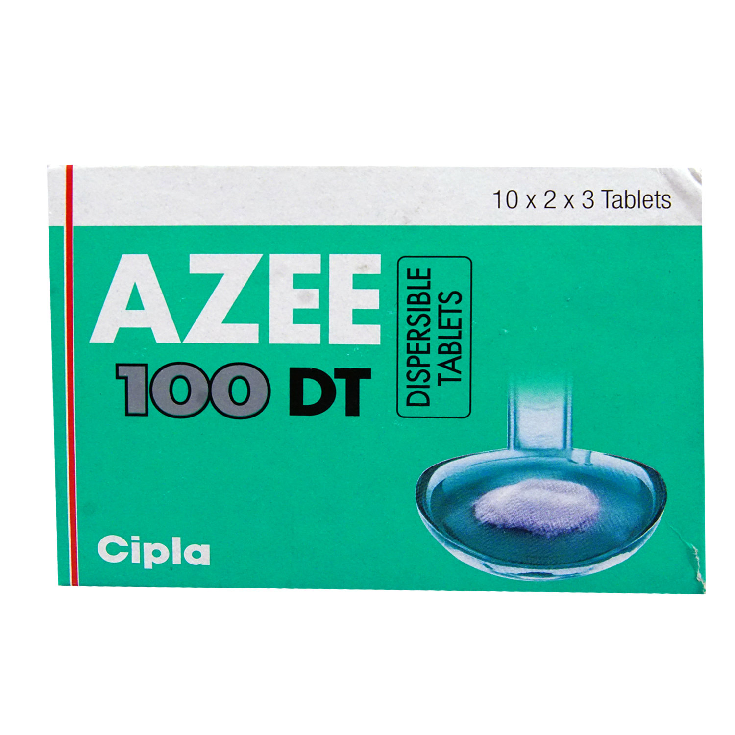 Azee DT 100 mg Tablet 3's, Pack of 3 TabletS Azee DT 100 mg Tablet 3's, Pack of 3 TabletS