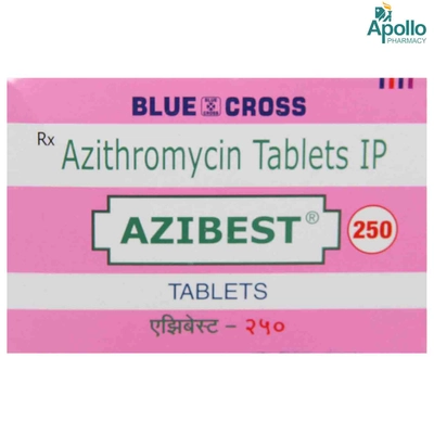 Azibest 250 mg Tablet 6's, Pack of 6 TabletS