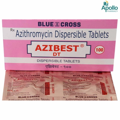 Azibest DT 100 mg Tablet 3's, Pack of 3 TABLETS