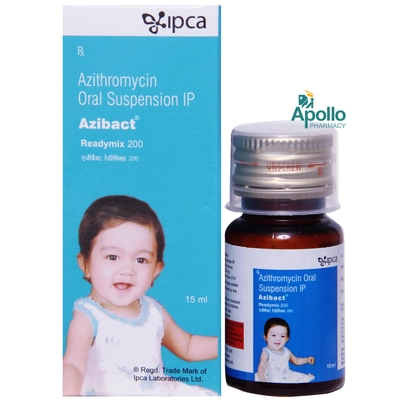 Azibact 200 Syrup 15 ml, Pack of 1 SUSPENSION