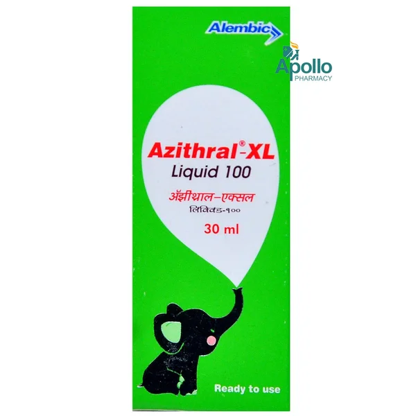 Azithral XL 100 Liquid 30 ml, Pack of 1 Suspension