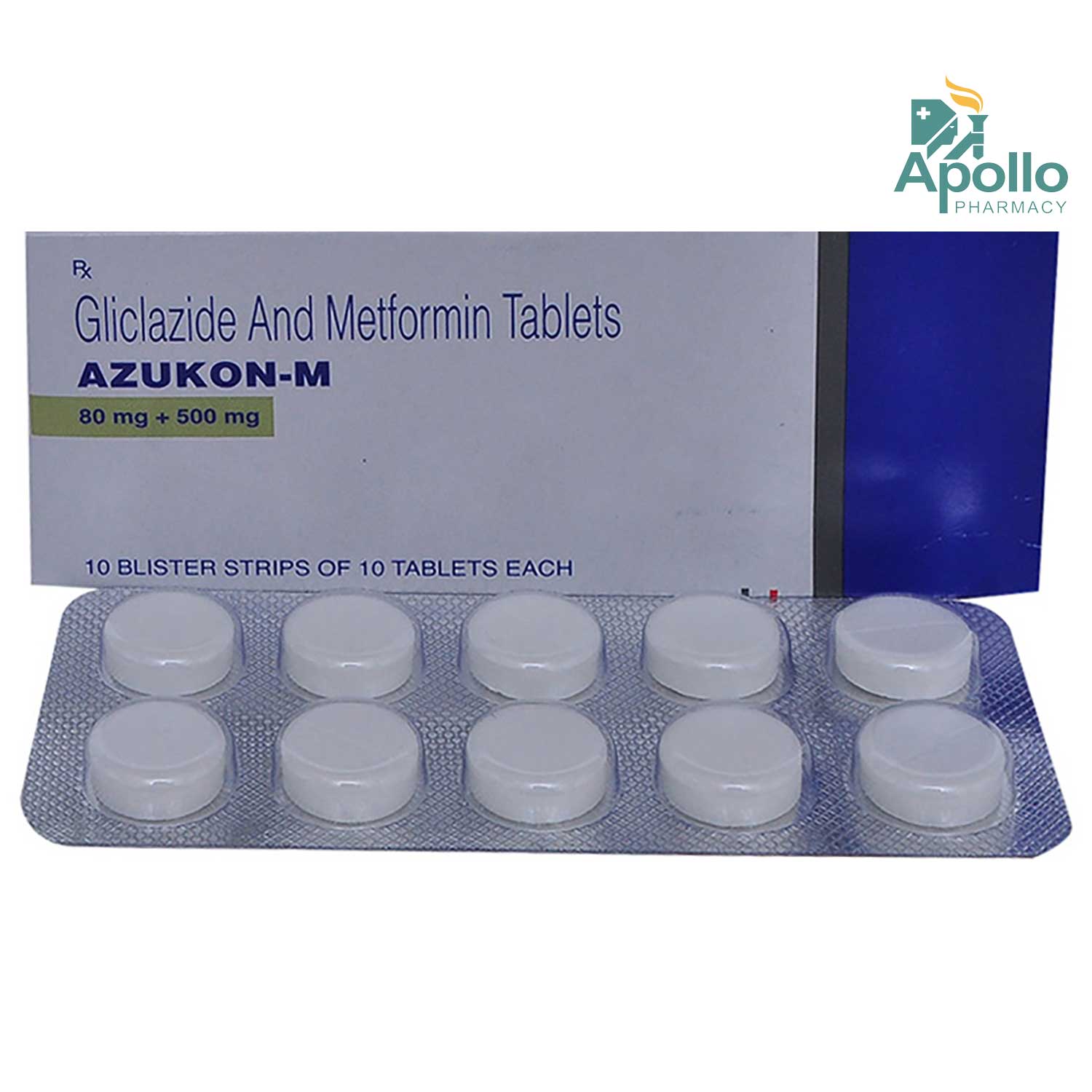 Azukon-M Tablet 10's, Pack of 10 TABLETS Azukon-M Tablet 10's, Pack of 10 TABLETS