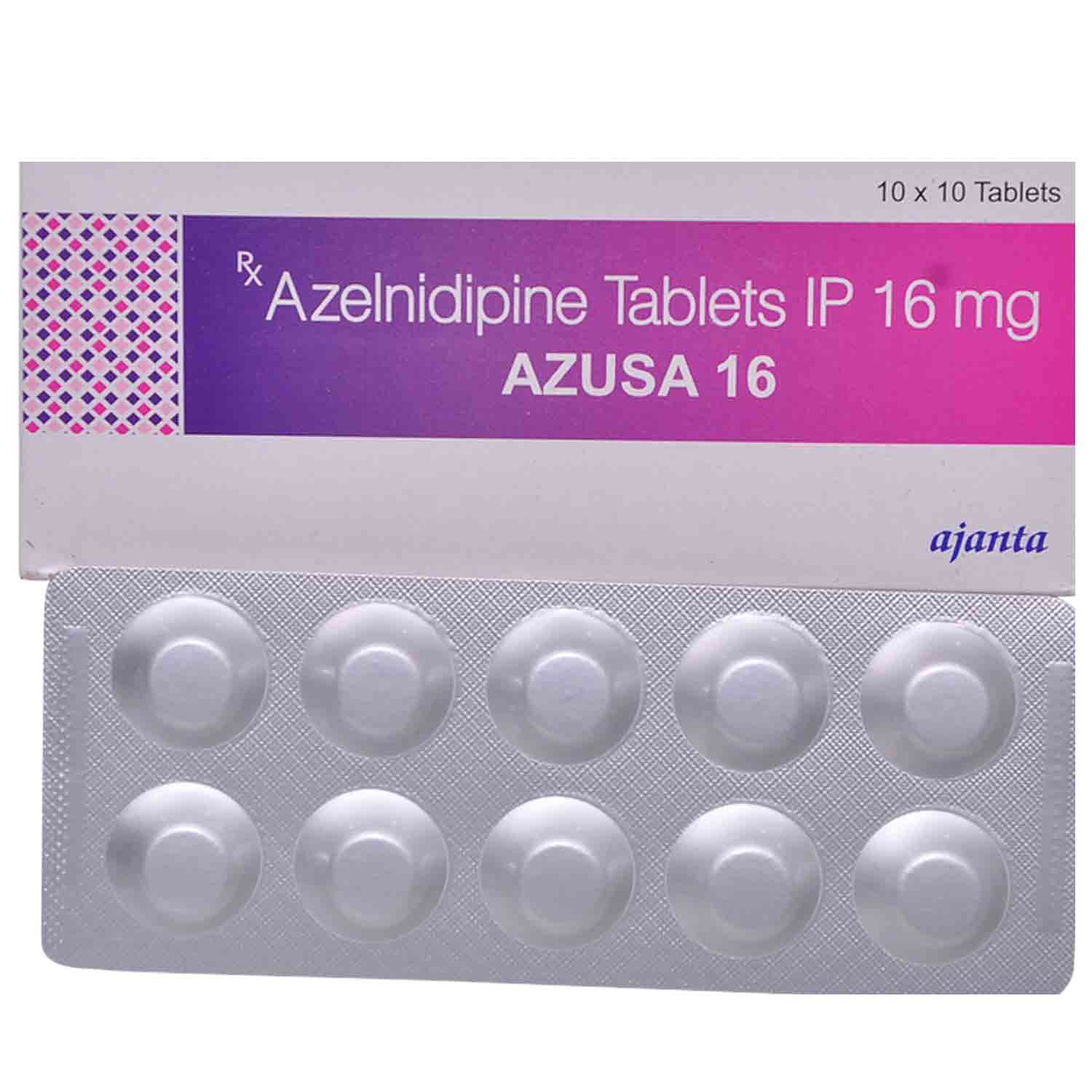 Azusa 16 mg Tablet 10's, Pack of 10 TABLETS Azusa 16 mg Tablet 10's, Pack of 10 TABLETS