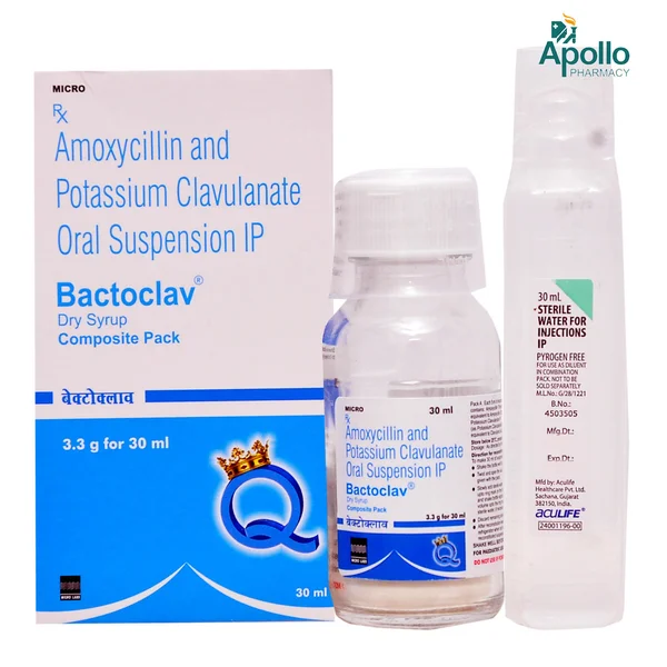 Bactoclav Dry Syrup 30 ml, Pack of 1 Syrup