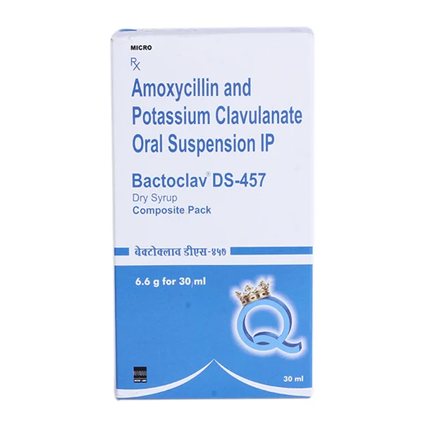 Bactoclav DS 457 Dry Syrup 30 ml, Pack of 1 Syrup