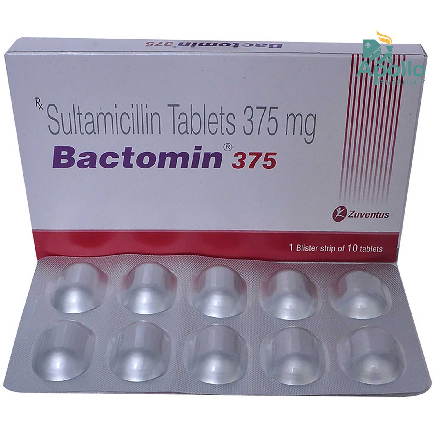 Bactomin 375 Tablet 10's, Pack of 10 TABLETS Bactomin 375 Tablet 10's, Pack of 10 TABLETS