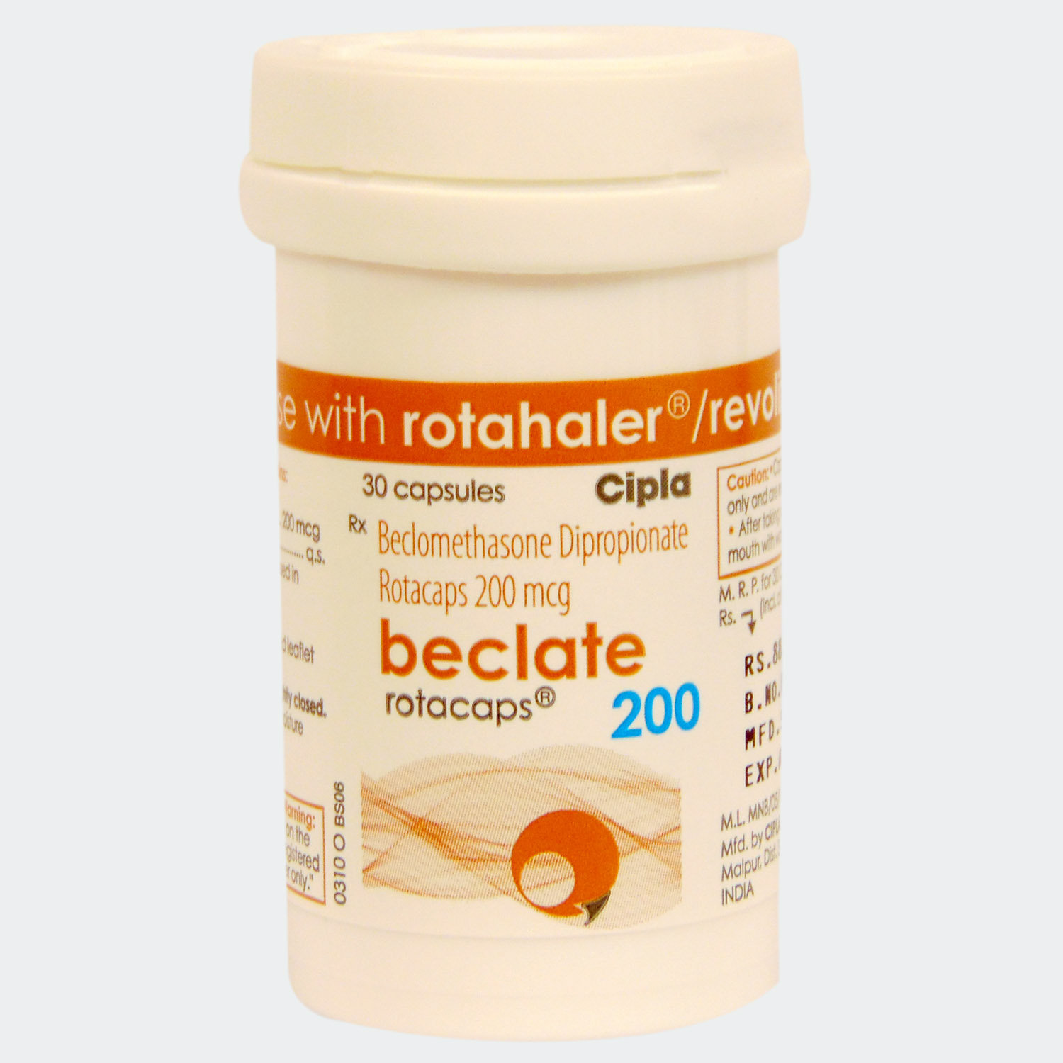 Beclate 200 Rotacap 30's, Pack of 1 ROTACAP Beclate 200 Rotacap 30's, Pack of 1 ROTACAP