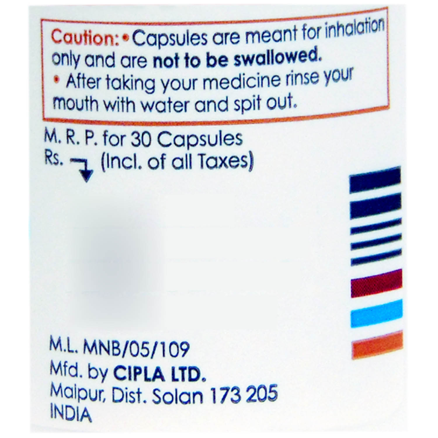 Beclate 200 Rotacap 30's, Pack of 1 ROTACAP Beclate 200 Rotacap 30's, Pack of 1 ROTACAP