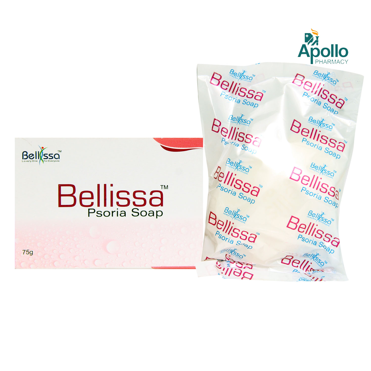 Bellissa Psoria Soap 75 gm, Pack of 1 Bellissa Psoria Soap 75 gm, Pack of 1