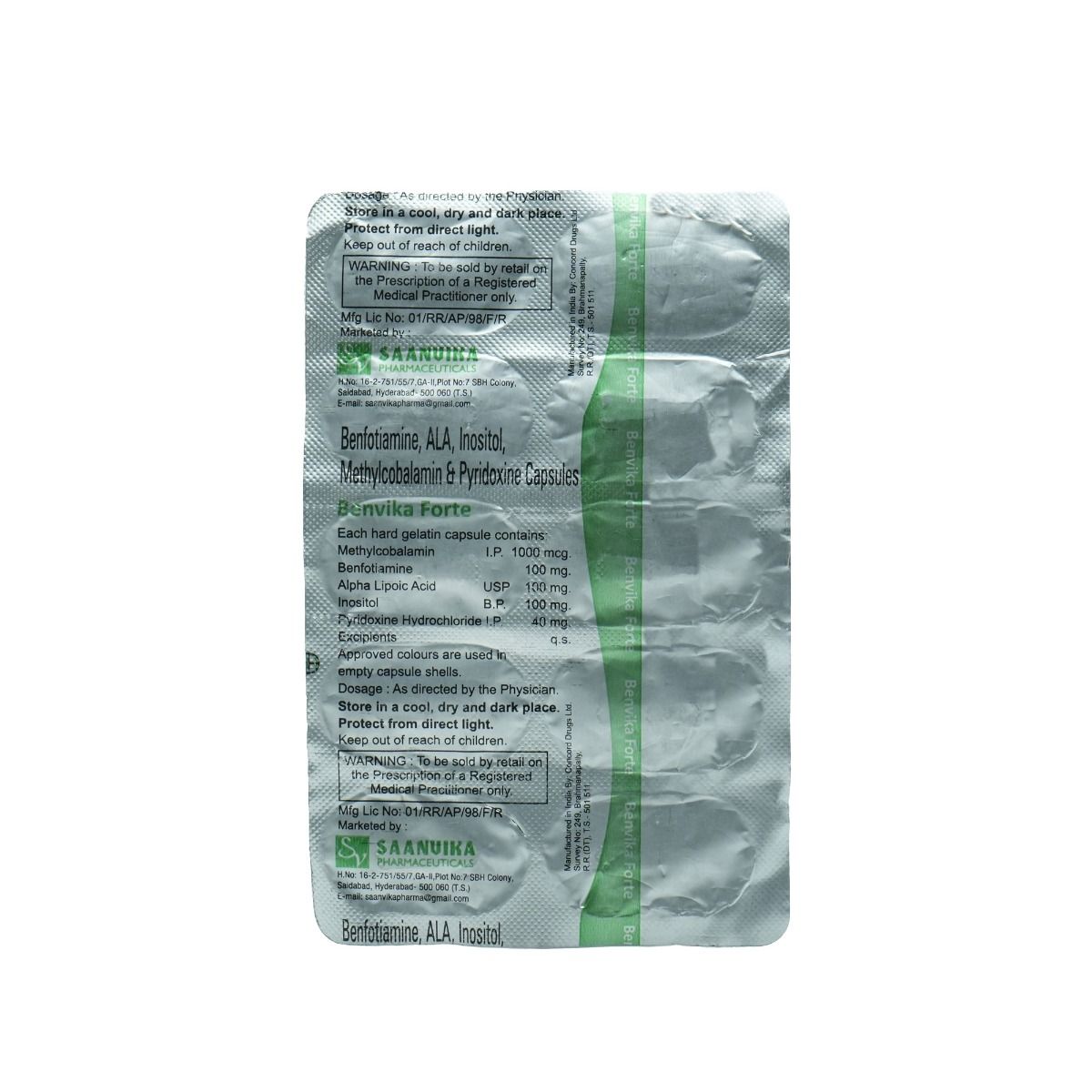 Buy BENVIKA FORTE TABLET 10'S  Online