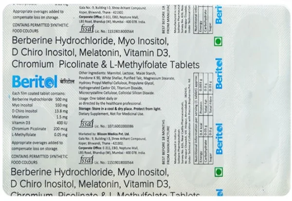 Beritol Tablet 10's, Pack of 10