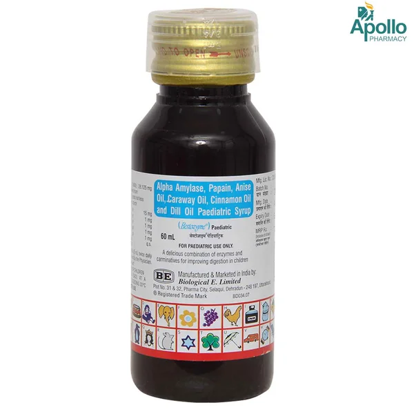 Bestozyme Paed Syrup 60 ml, Pack of 1