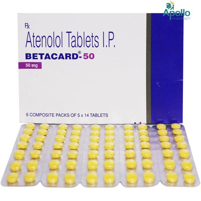 Betacard-50 Tablet 14's, Pack of 14 TABLETS