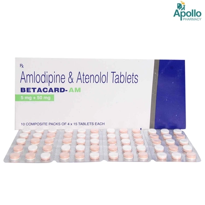 Betacard-AM Tablet 15's, Pack of 15 TABLETS