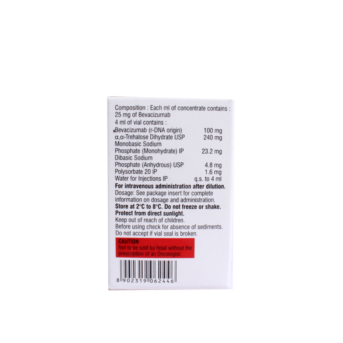 Bevarest-100 Injection 4 ml, Pack of 1 INJECTION Bevarest-100 Injection 4 ml, Pack of 1 INJECTION