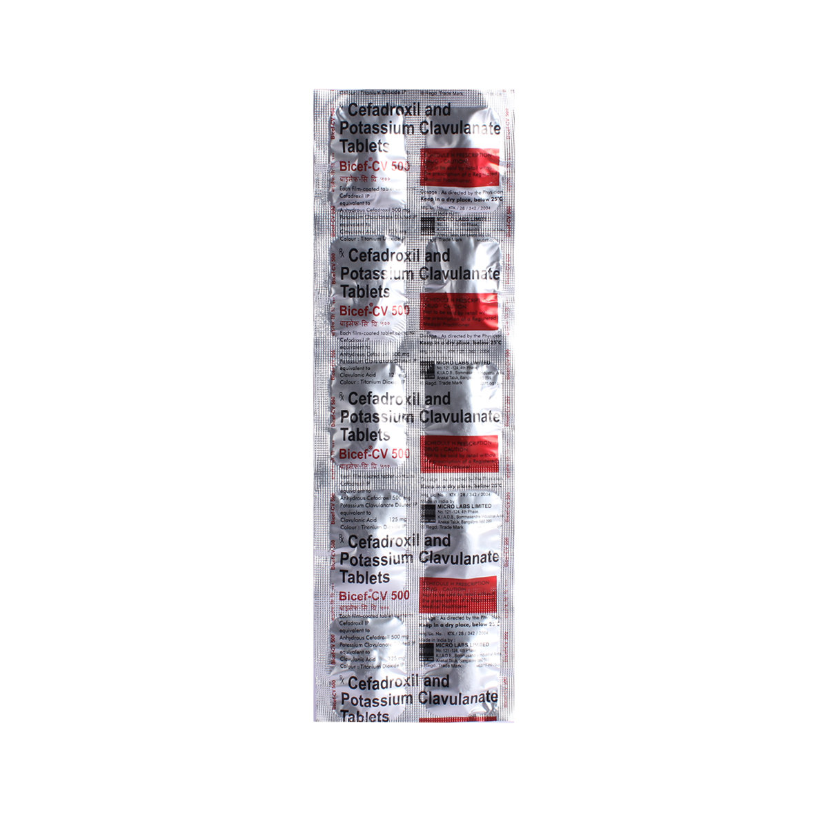 Bicef CV 500 mg Tablet 10's, Pack of 10 TabletS Bicef CV 500 mg Tablet 10's, Pack of 10 TabletS