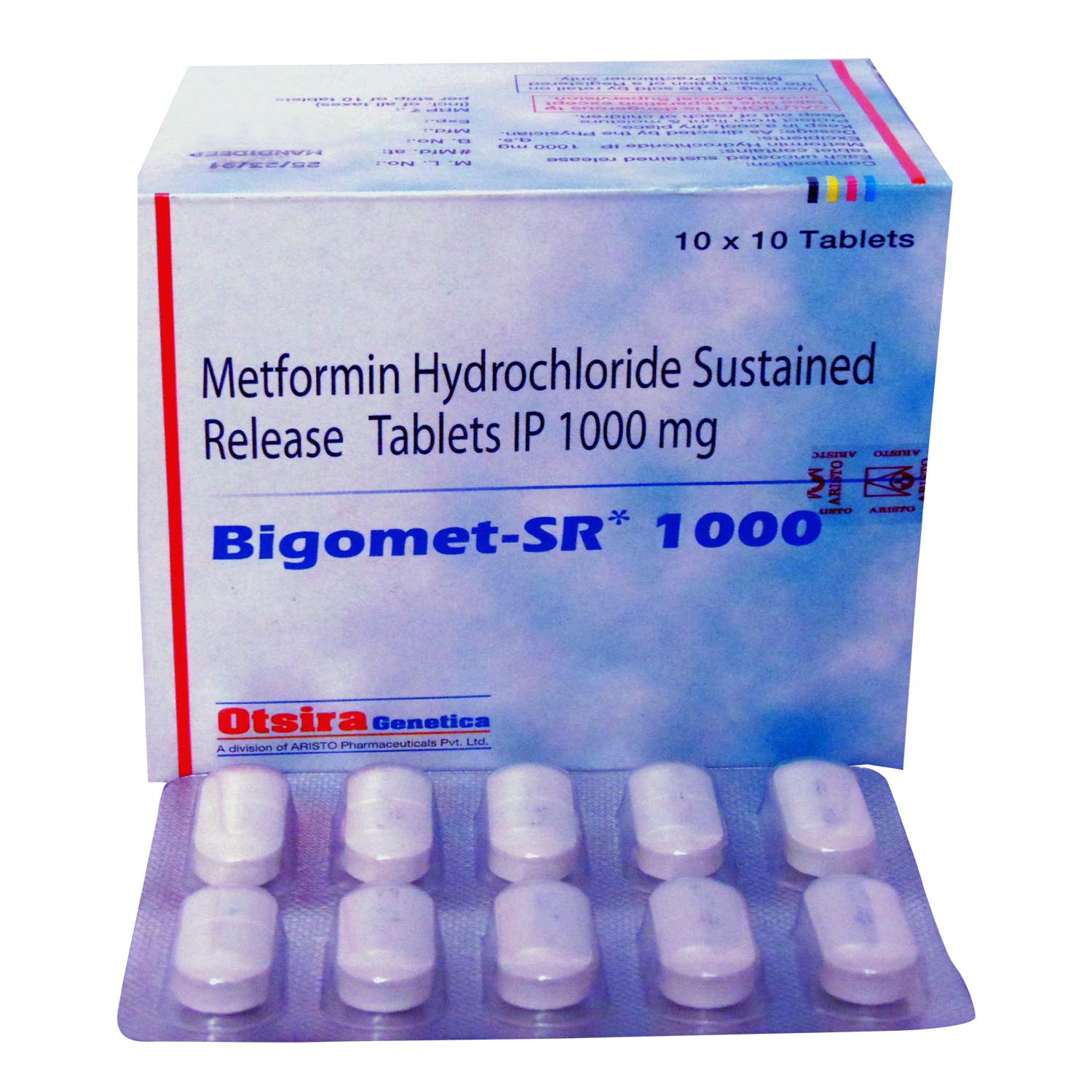 Buy Bigomet SR 1000 Tablet 10's Online