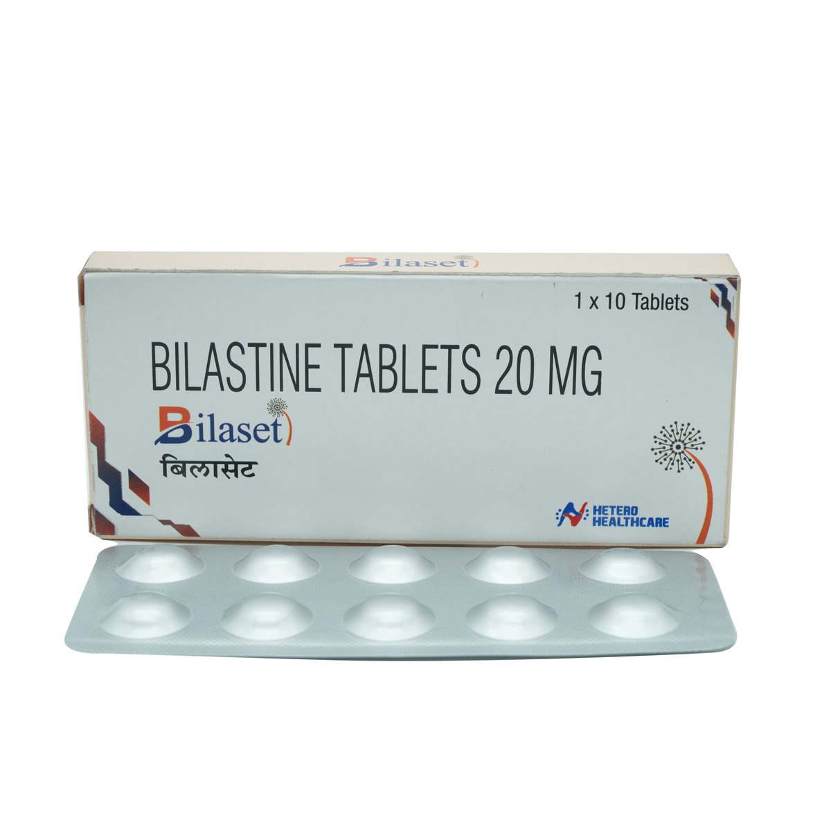 Bilaset 20Mg Tablet 10'S, Pack of 10 TabletS Bilaset 20Mg Tablet 10'S, Pack of 10 TabletS