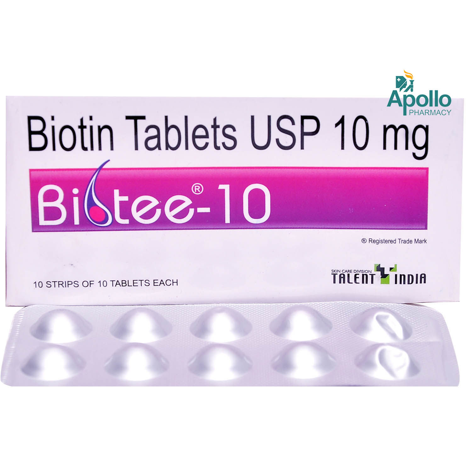 Biotee-10 Tablet 10's, Pack of 10 TABLETS Biotee-10 Tablet 10's, Pack of 10 TABLETS